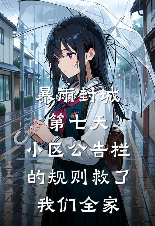 暴雨封城第七天，小区公告栏的规则救了我们全家