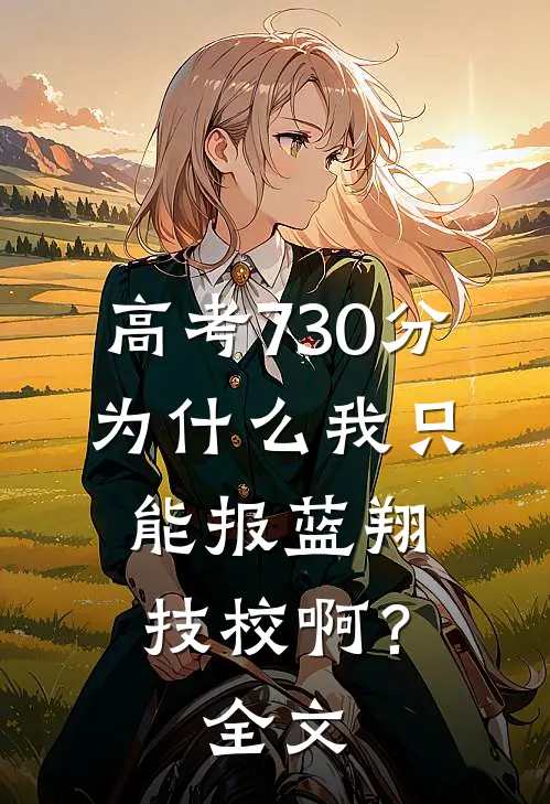高考730分，为什么我只能报蓝翔技校啊？全文