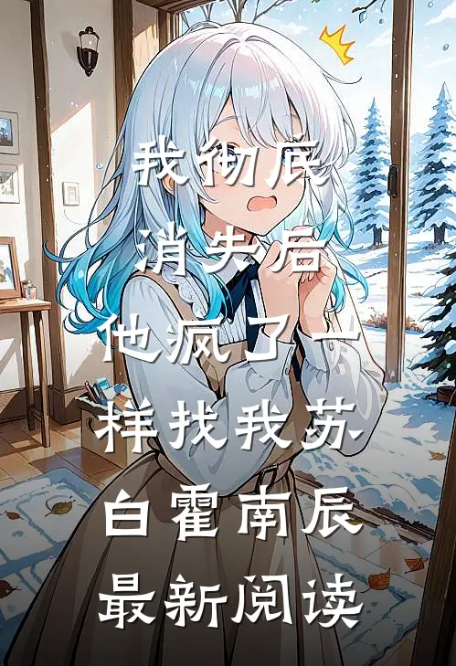 我彻底消失后，他疯了一样找我苏白霍南辰最新阅读