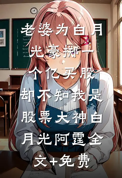 老婆为白月光豪掷一个亿买股，却不知我是股票大神白月光阿霆全文+免费