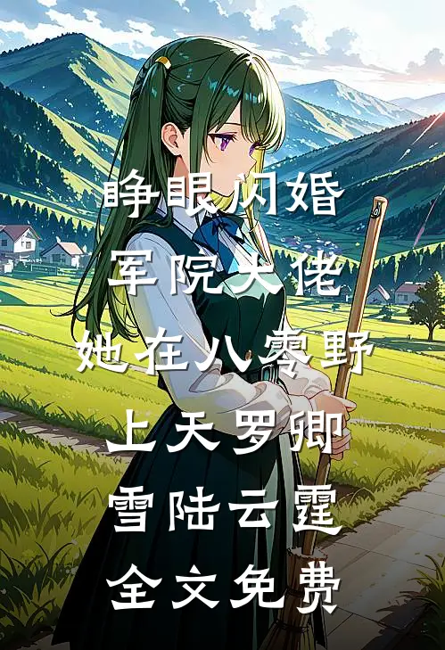 睁眼闪婚军院大佬，她在八零野上天罗卿雪陆云霆全文免费
