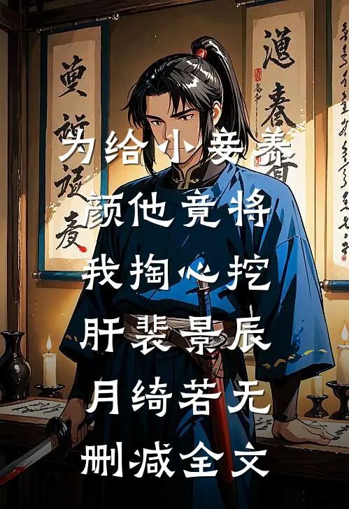 为给小妾养颜他竟将我掏心挖肝裴景辰月绮若无删减全文