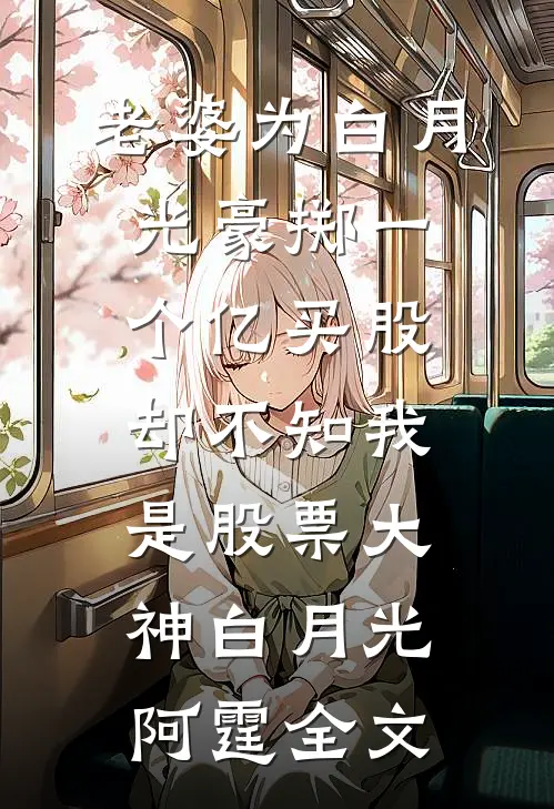 老婆为白月光豪掷一个亿买股，却不知我是股票大神白月光阿霆全文