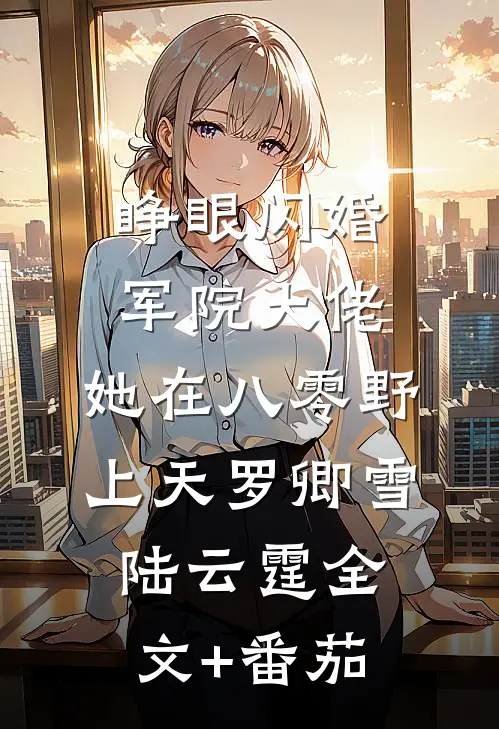 睁眼闪婚军院大佬，她在八零野上天罗卿雪陆云霆全文+番茄