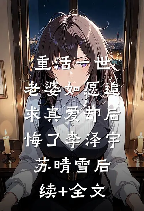 重活一世，老婆如愿追求真爱却后悔了李泽宇苏晴雪后续+全文