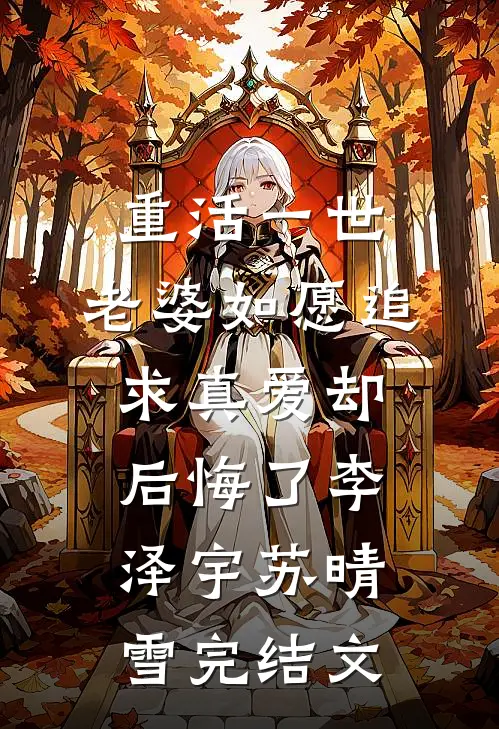 重活一世，老婆如愿追求真爱却后悔了李泽宇苏晴雪完结文